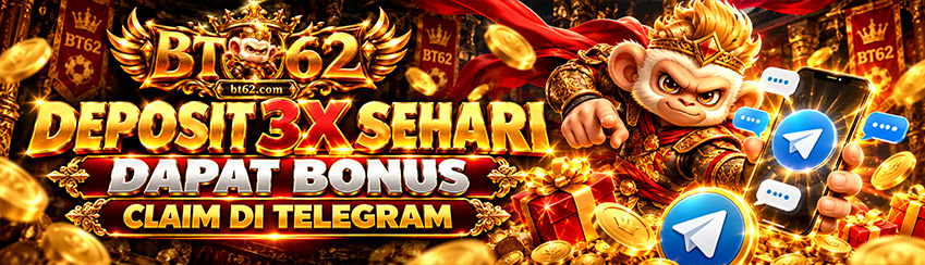 DEPOSIT 3X SEHARI DAPAT BONUS – KLAIM DI TELEGRAM