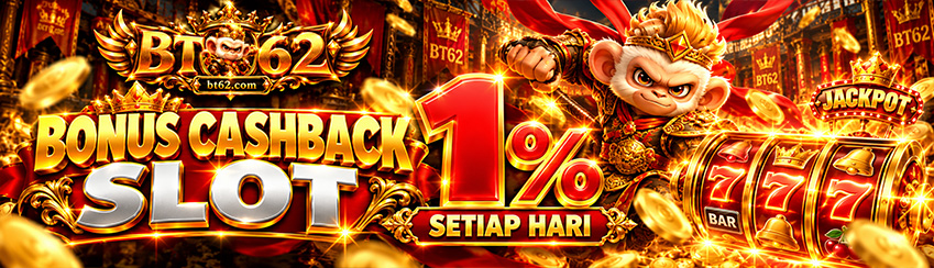 BONUS CASHBACK SLOT 1% SETIAP HARI
